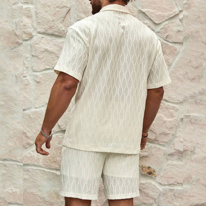 Summer Solid Loose Casual Two Pieces