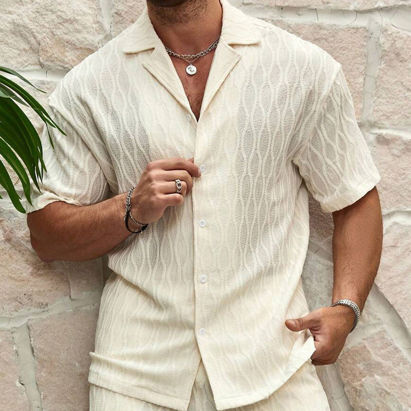 Summer Solid Loose Casual Two Pieces
