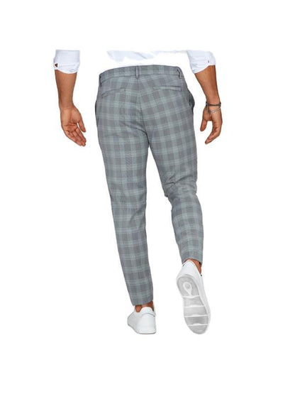 Plaid Print Pants