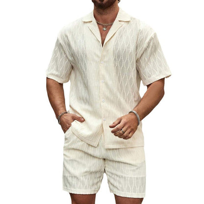 Summer Solid Loose Casual Two Pieces