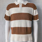 Summer Lapel Sweater Short Sleeve