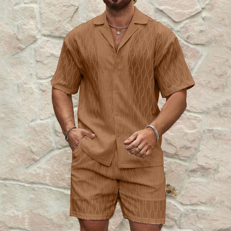 Summer Solid Loose Casual Two Pieces