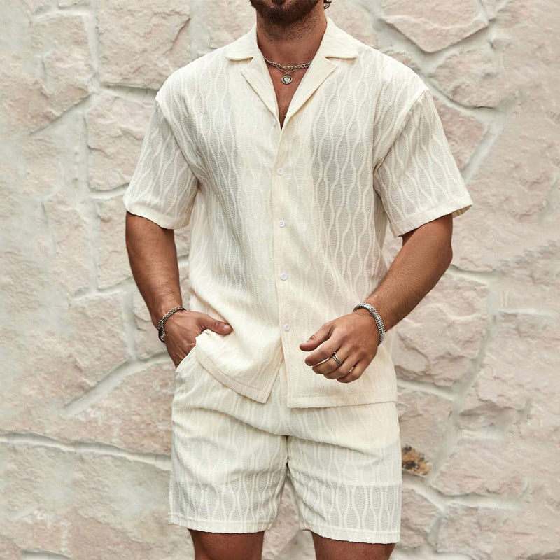 Summer Solid Loose Casual Two Pieces