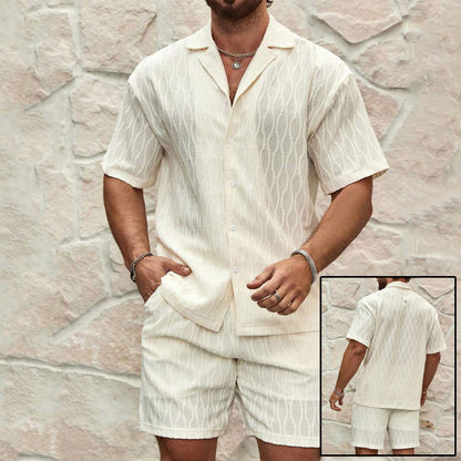 Summer Solid Loose Casual Two Pieces