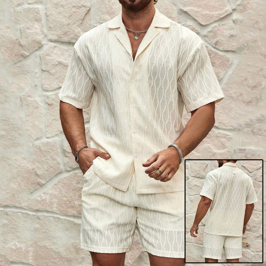 Summer Solid Loose Casual Two Pieces